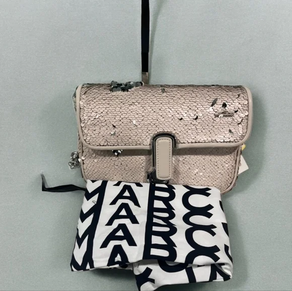 MARC JACOBS The SHOULDER BAG -  Sequin J Embellished - Picture 7 of 16